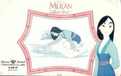 Disney`s Mulan Royal Cross stitch kit